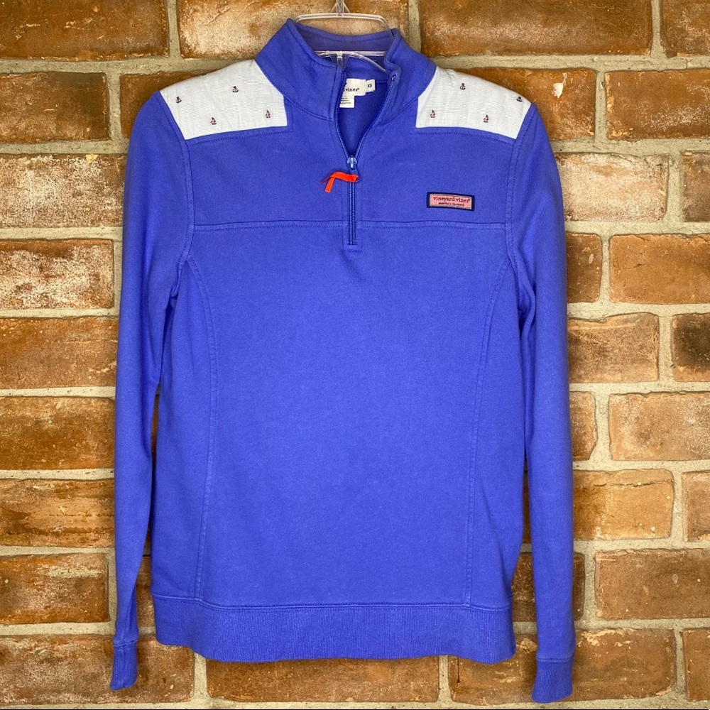 Vineyard Vines Shep Sweatshirt 1/4 Zip Sz SX